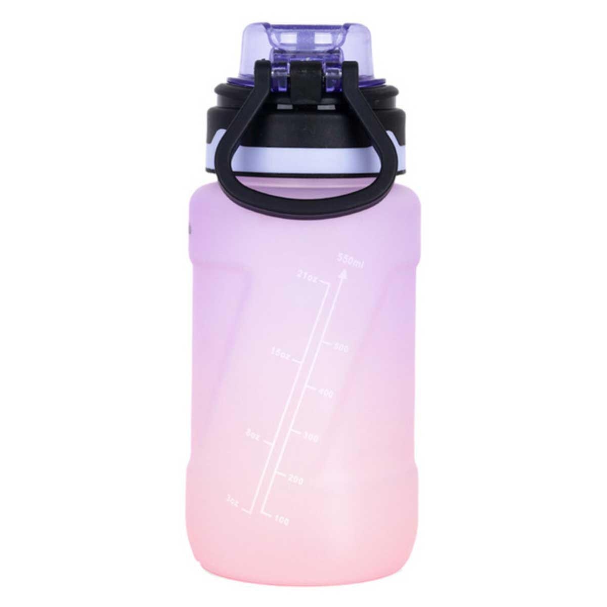 Nova Kids 550ml Purple Water Bottle with Straw