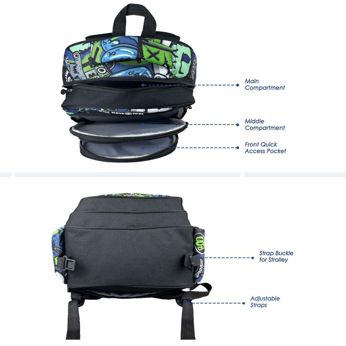 Nova Kids 17.5" GenZ School Bag