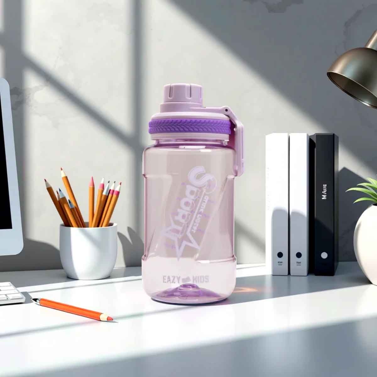 Nova Kids 1.5L Mermaid 3-Compartment Bento Lunch Box with Water Bottle, Spoon & Sauce Box