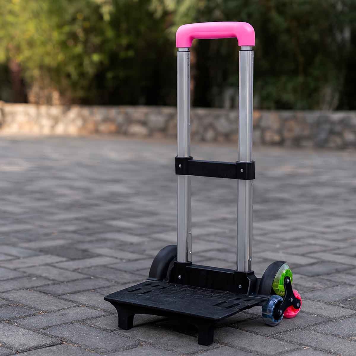 Nova Kids Pink Universal School Bag Trolley