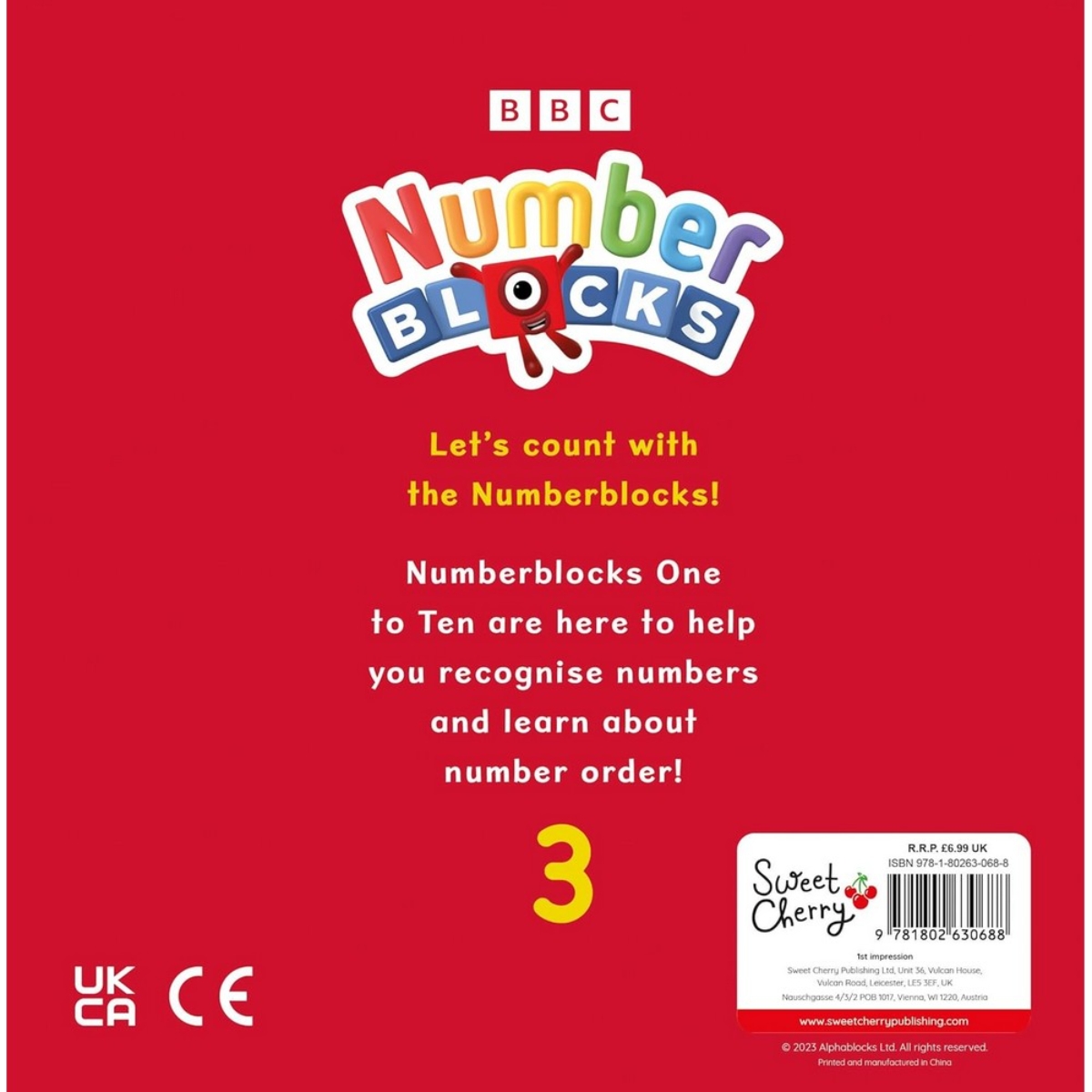 Numberblocks: First Numbers 1-10 تأليف سويت تشيري بابليشنغ - 24 أغسطس 2023