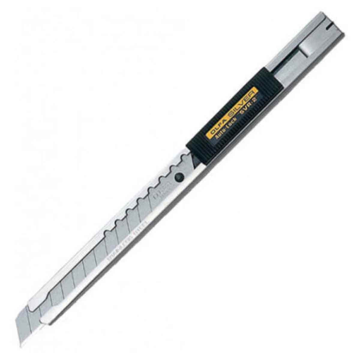 Olfa 9mm Auto Lock Stainless Steel Cutter Unisex, 13+ Years