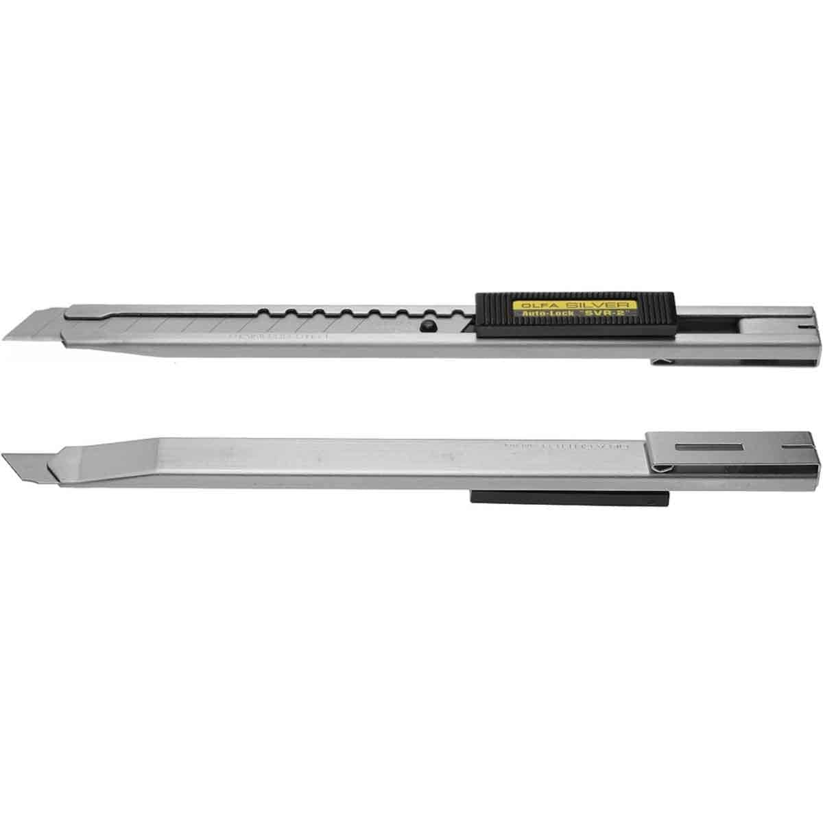 Olfa 9mm Auto Lock Stainless Steel Cutter Unisex, 13+ Years