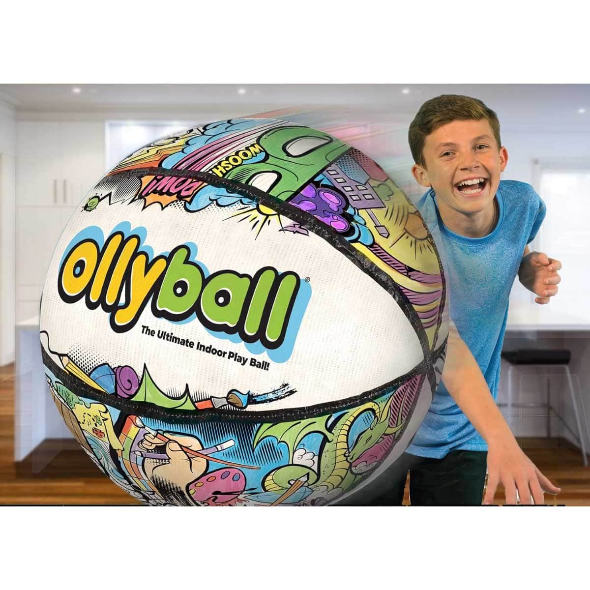 Ollyball The Ultimate Indoor Play Ball Unisex, 5-7 Years