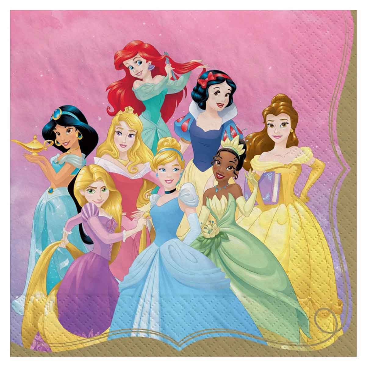 Disney Princess Once Upon A Time Beverage Napkin Set