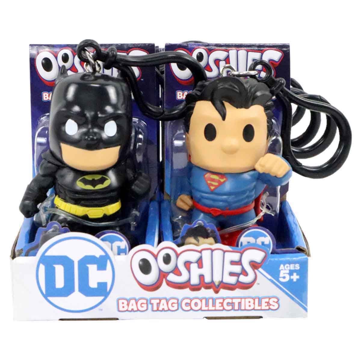 Ooshies 2.5" DC Assorted Collectible Bag Tag Unisex, 5-7 Years