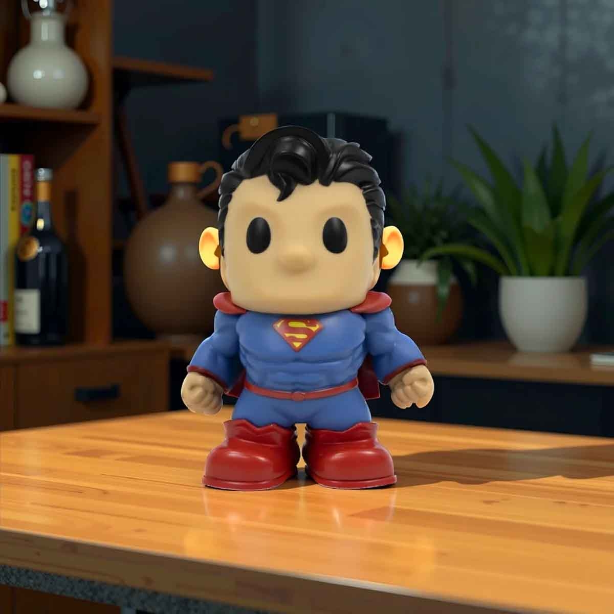 أووشيز مجسم سوبرمان من فيلم دي سي 4 إنش للجنسين، من عمر 5-7 سنوات