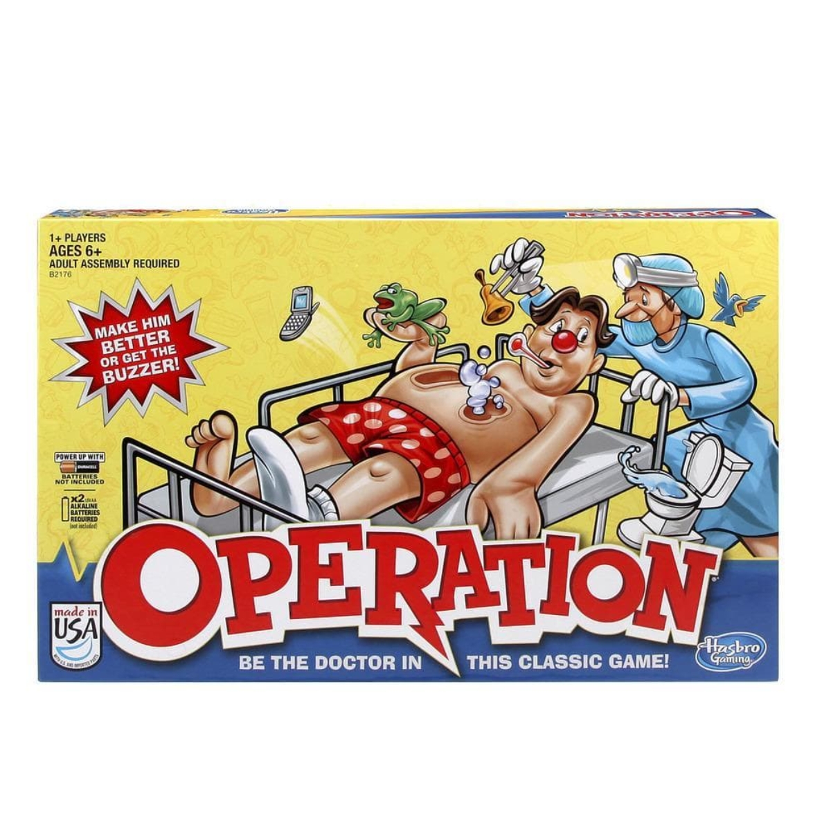Operation Classic Electronic Board Game Unisex, 5-7 Years