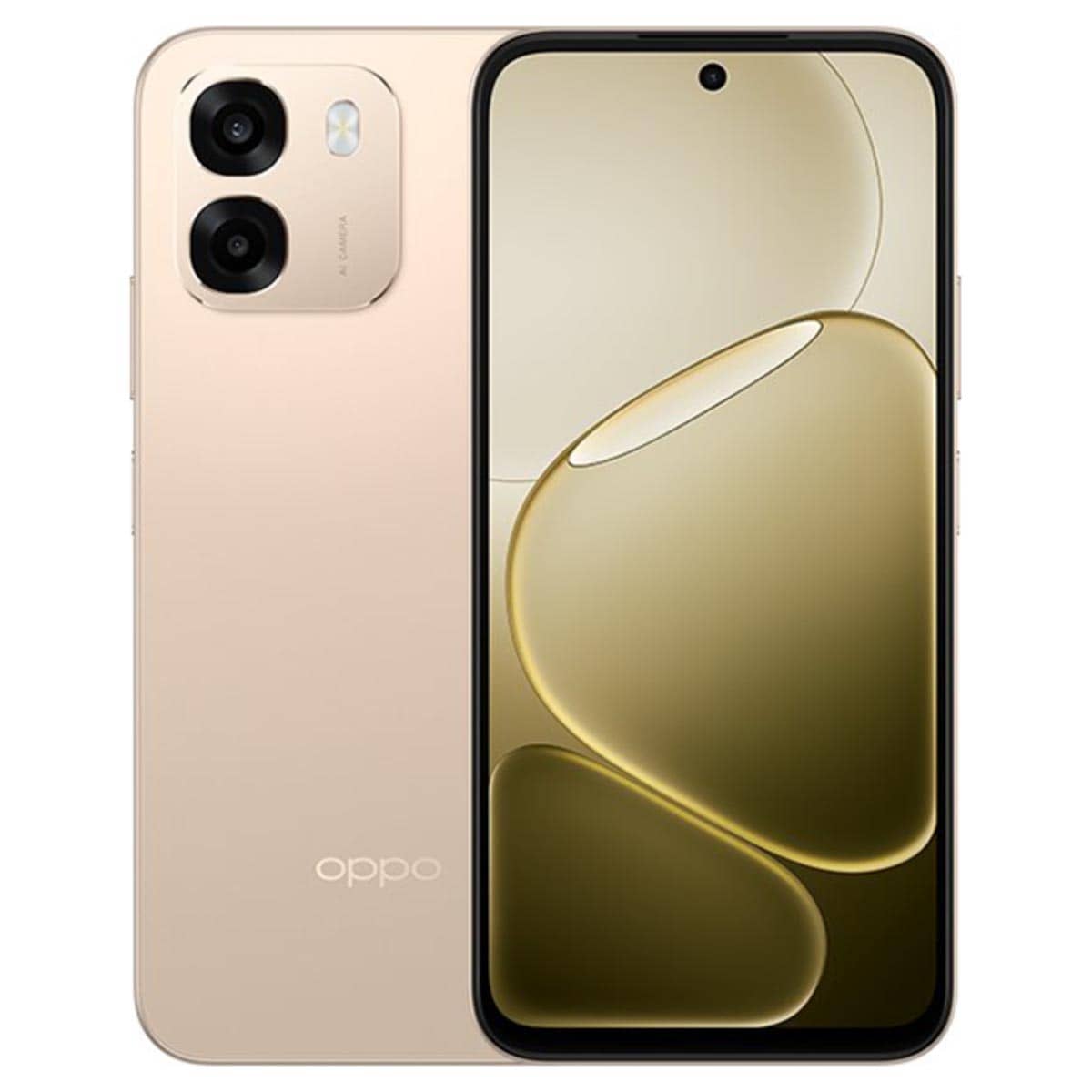 OPPO A6 Android Smartphone (8GB + 256GB), KSA Version - Aurora Gold