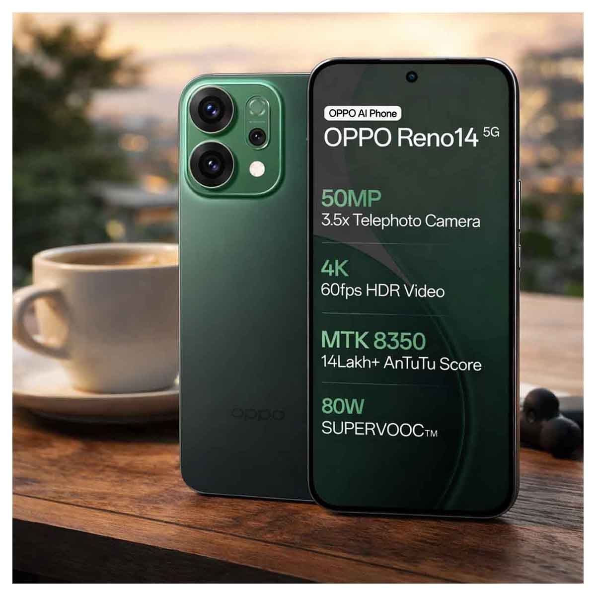 OPPO Reno 14F 5G Android Smartphone