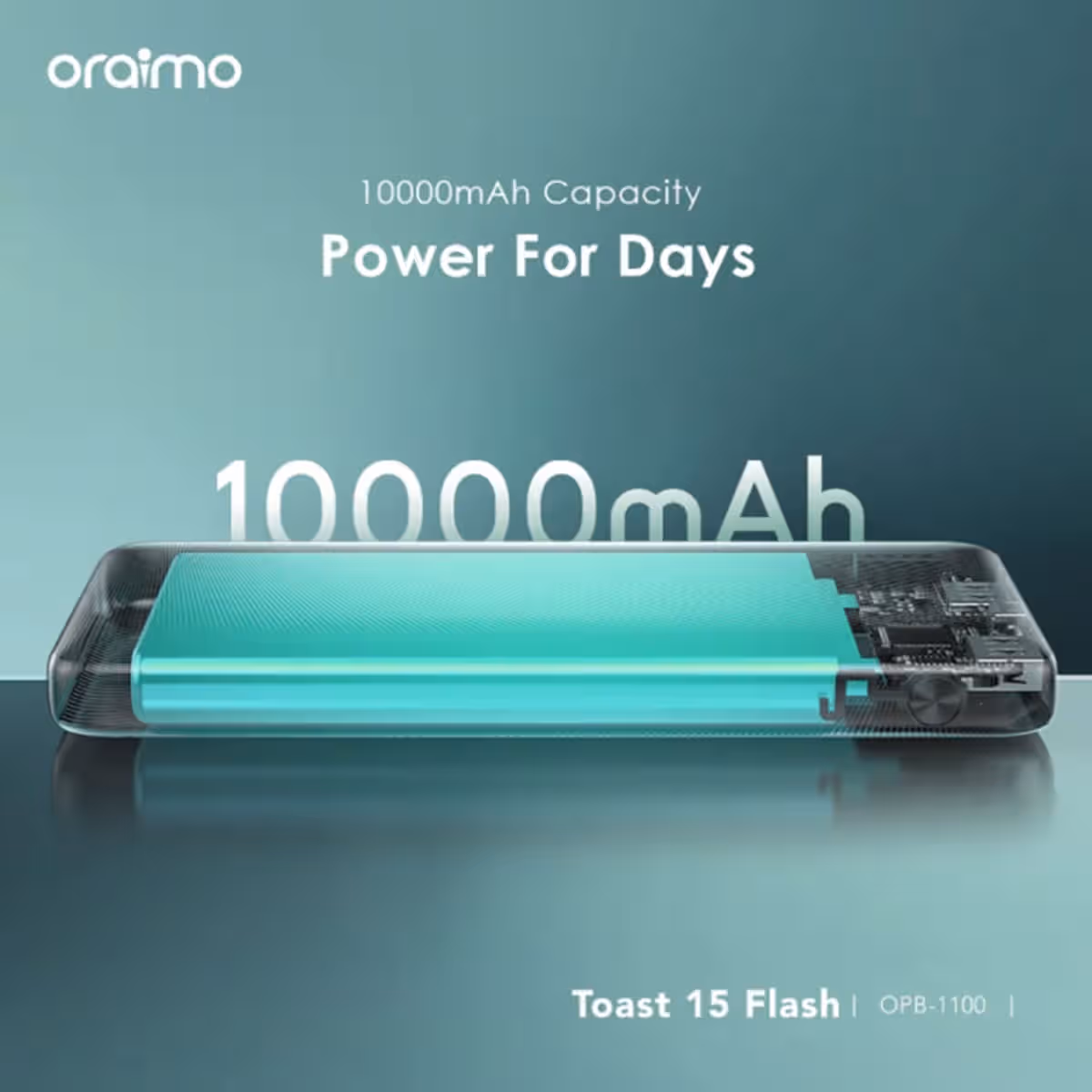 أورايمو باور بانك بسعة 10000mAh وقدرة 15W