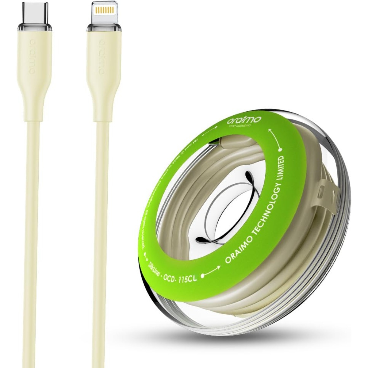 Oraimo 10-Piece 1m 20W USB-C to Lightning Cable Set