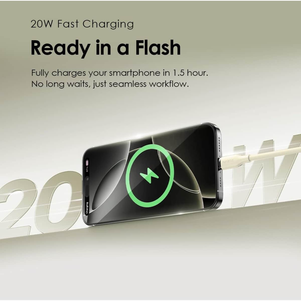 Oraimo 10-Piece 1m 20W USB-C to Lightning Cable Set