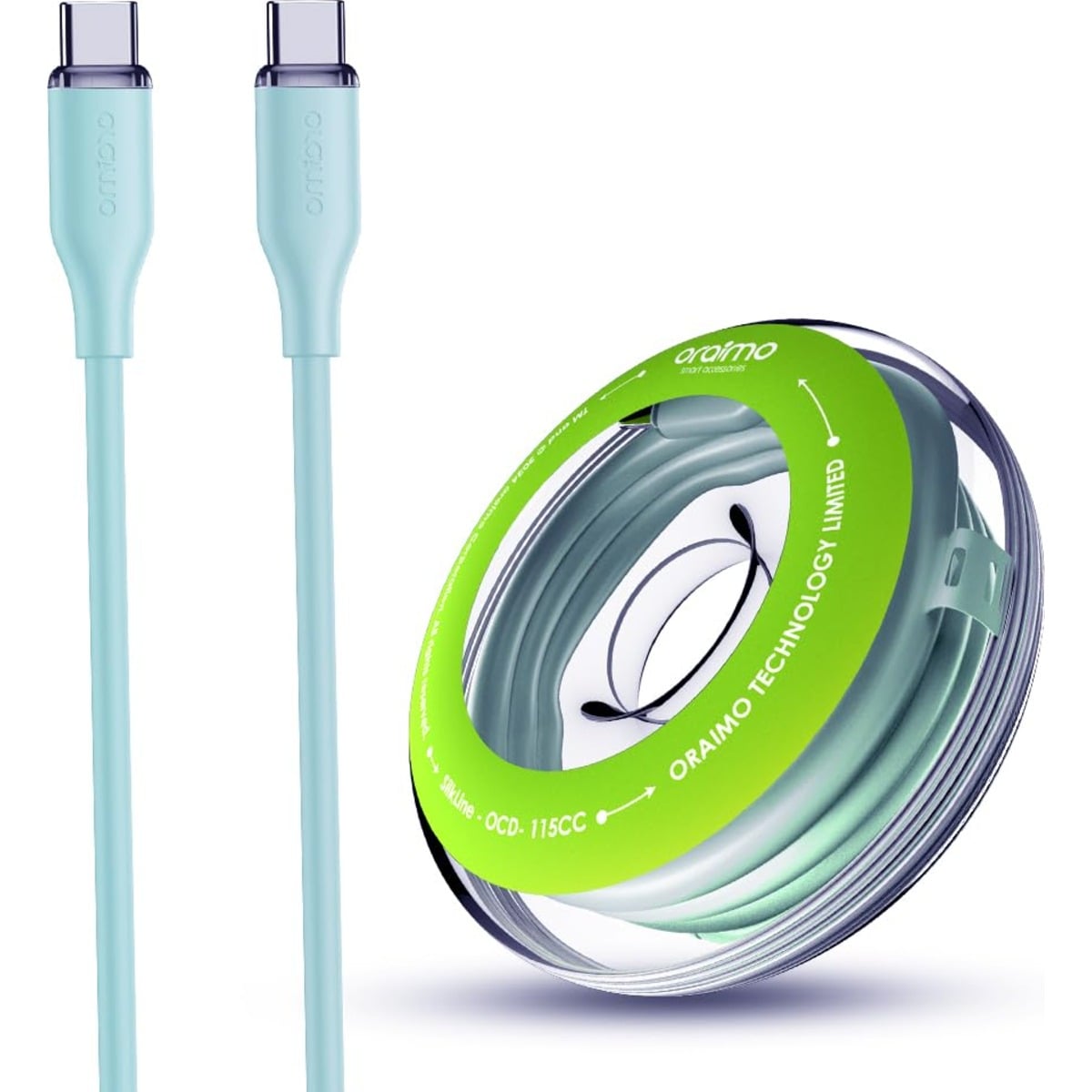 Oraimo 10-Piece 1m 60W USB-C to USB-C Cable Set