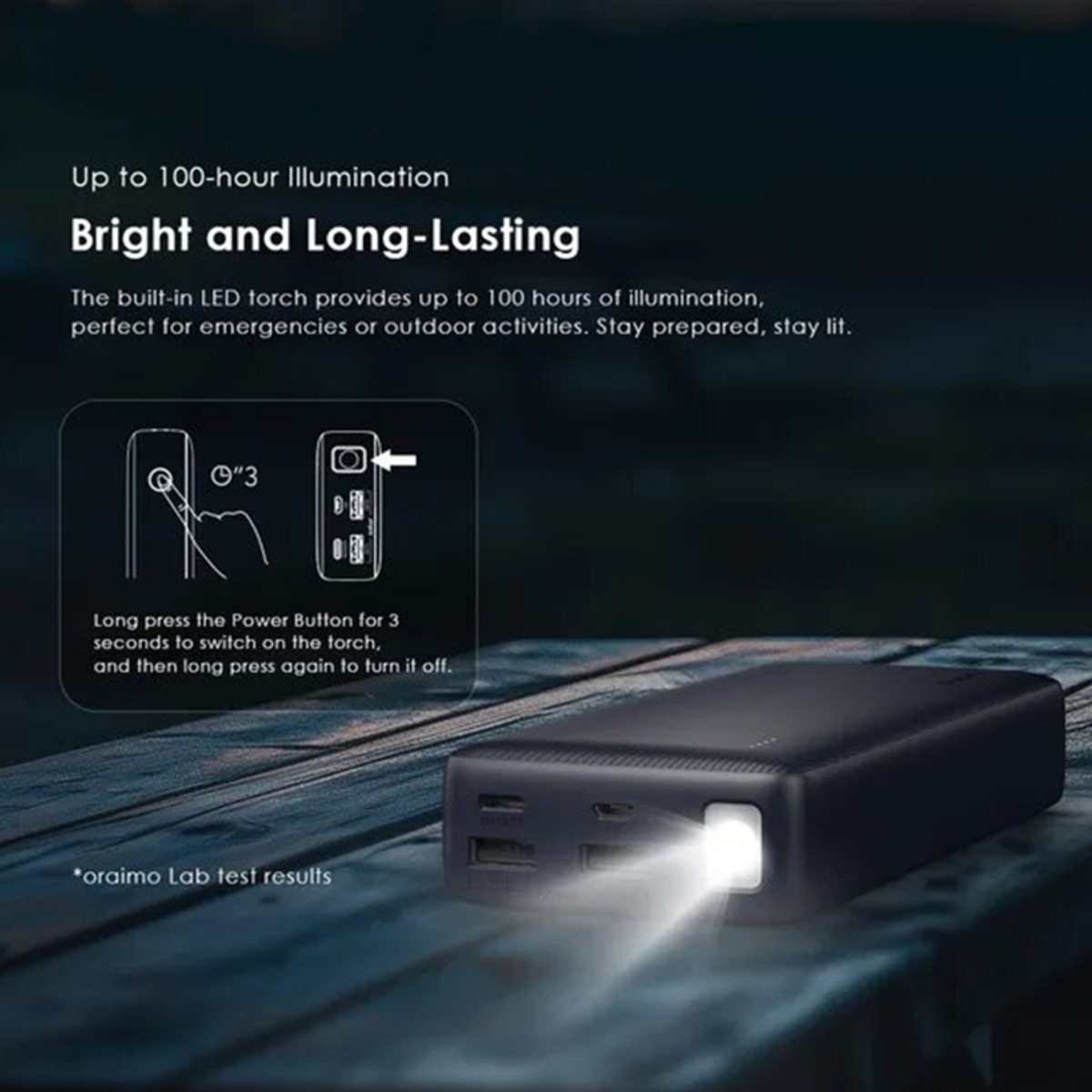 Oraimo 20000mAh 15W Traveler Power Bank