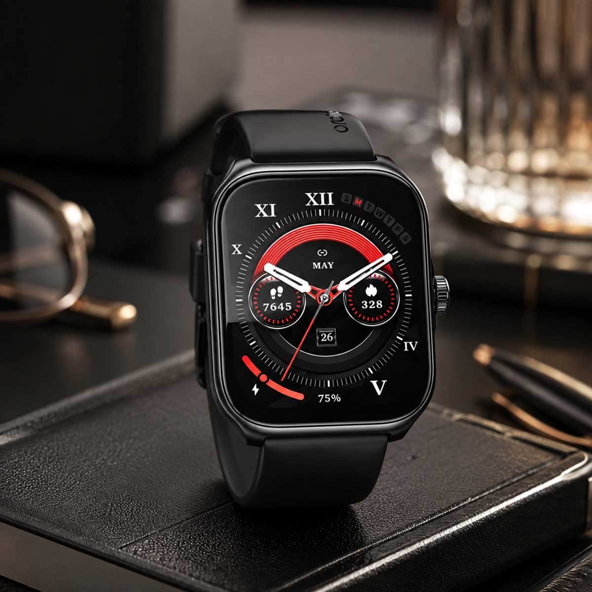 Oraimo 2.01" Light Chrome Watch Smart AM Smartwatch