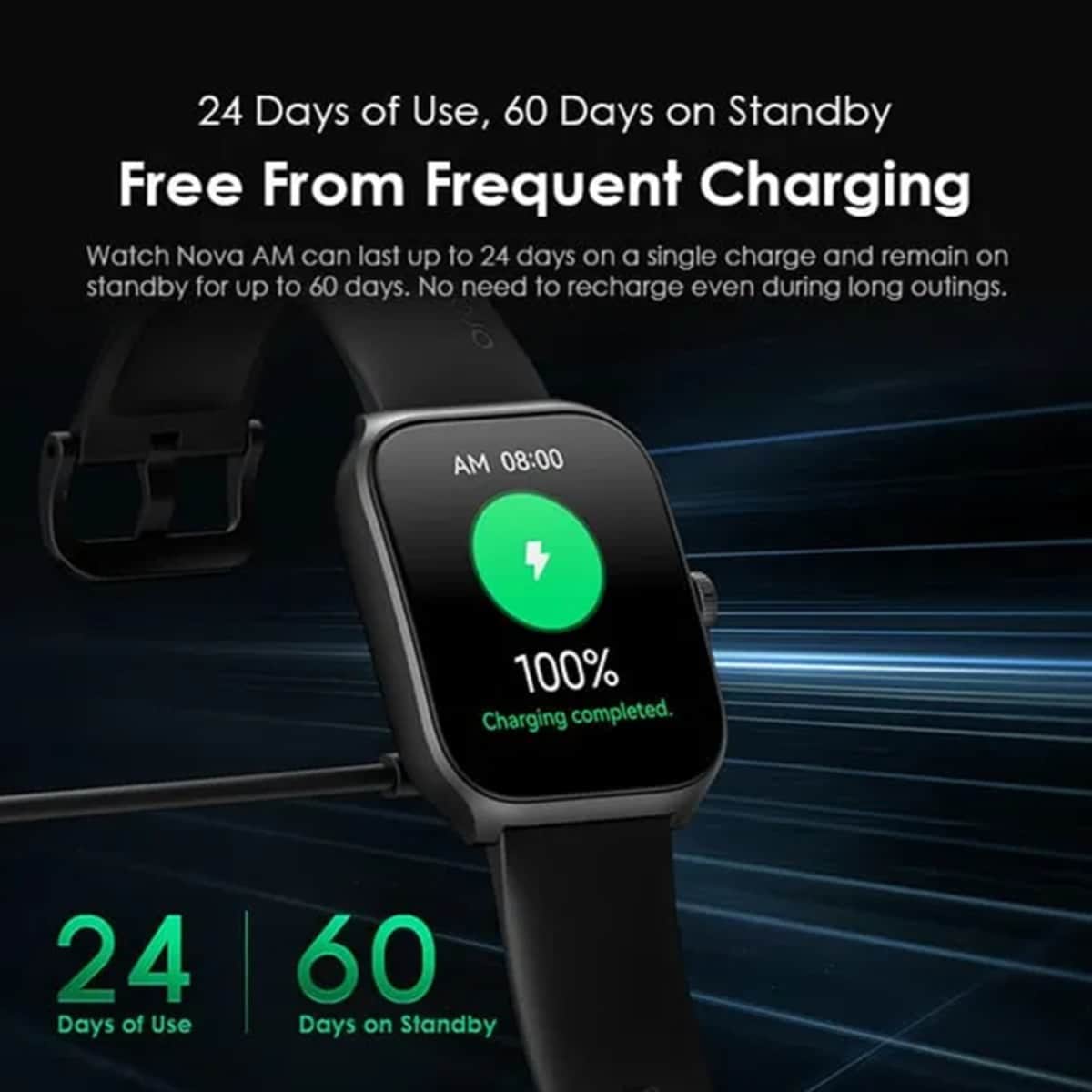 Oraimo 2.01" Light Chrome Watch Smart AM Smartwatch