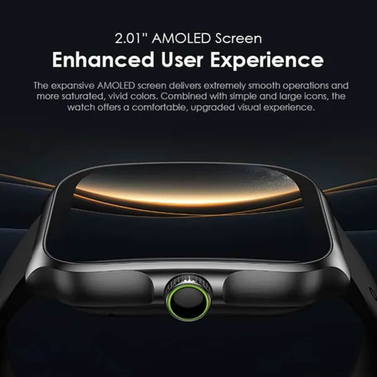 Oraimo 2.01" Light Chrome Watch Smart AM Smartwatch
