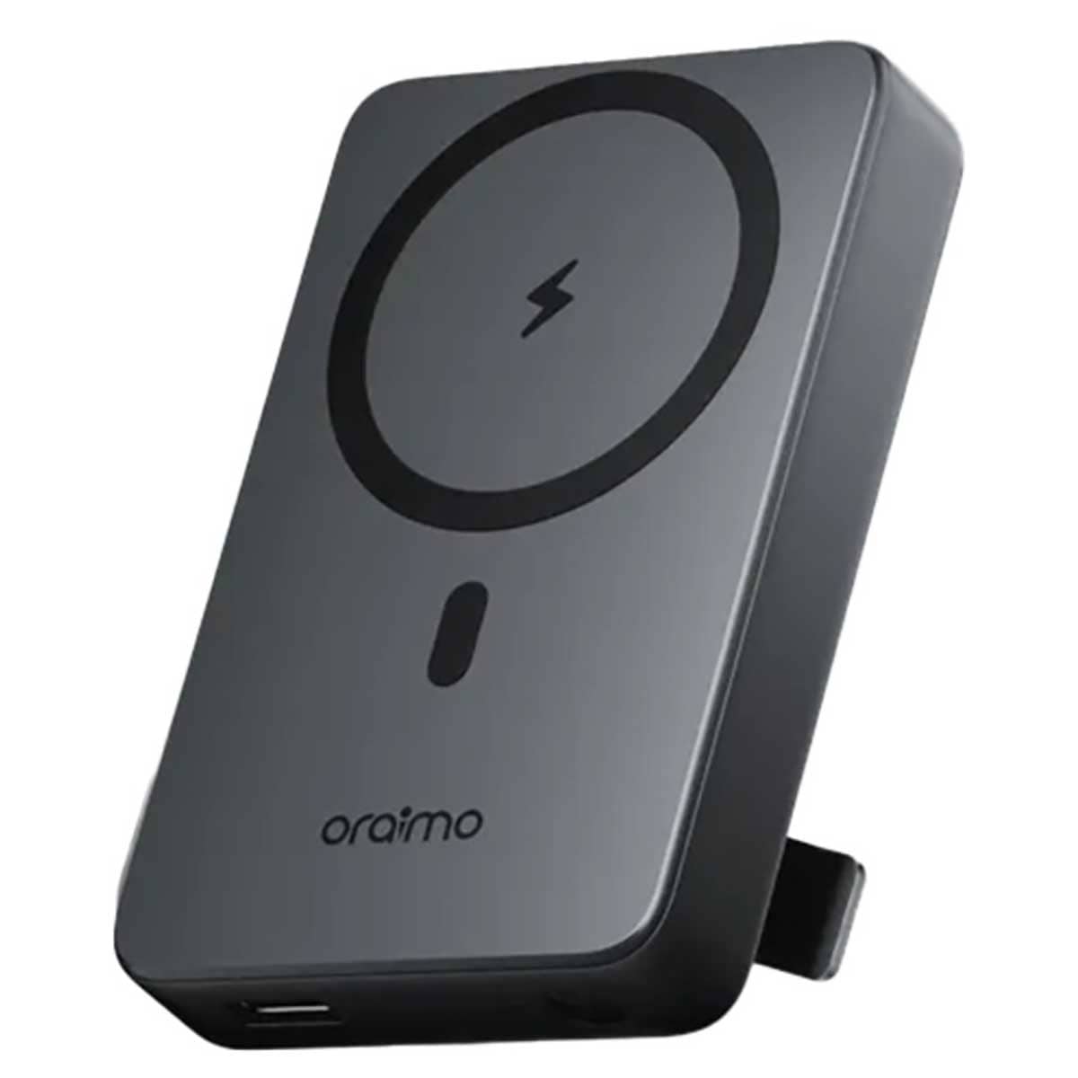 أورايمو باور بانك لاسلكي ماج باور 15 أسود بسعة 10000mAh وقدرة 15W