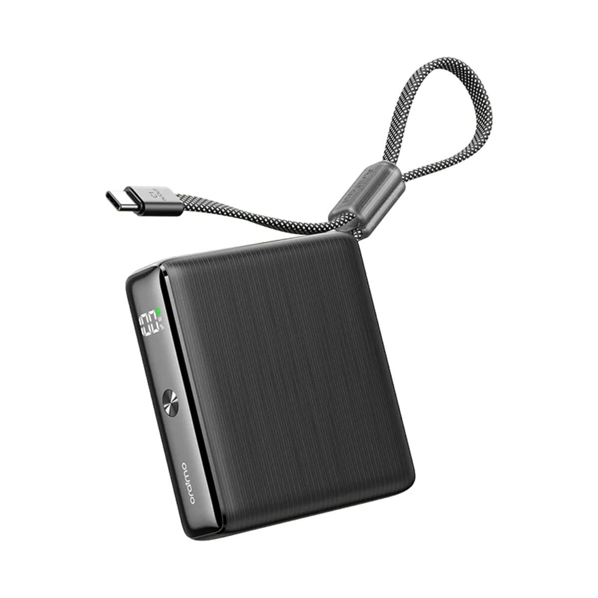 Oraimo 10000mAh 22.5W Mini Power Bank with Built-in USB-C Cable
