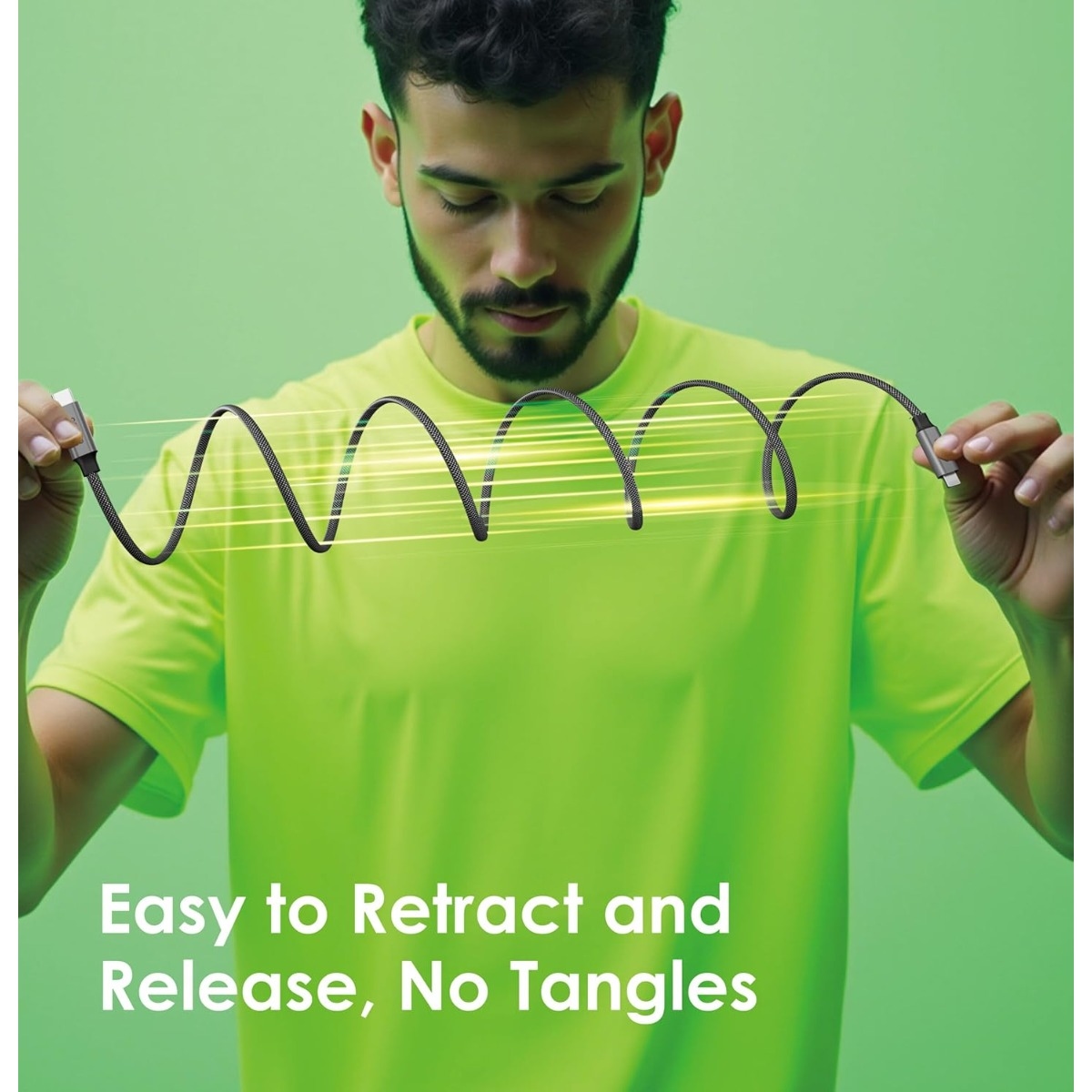 Oraimo Black 1m MagCable 20W USB-C to Lightning Cable