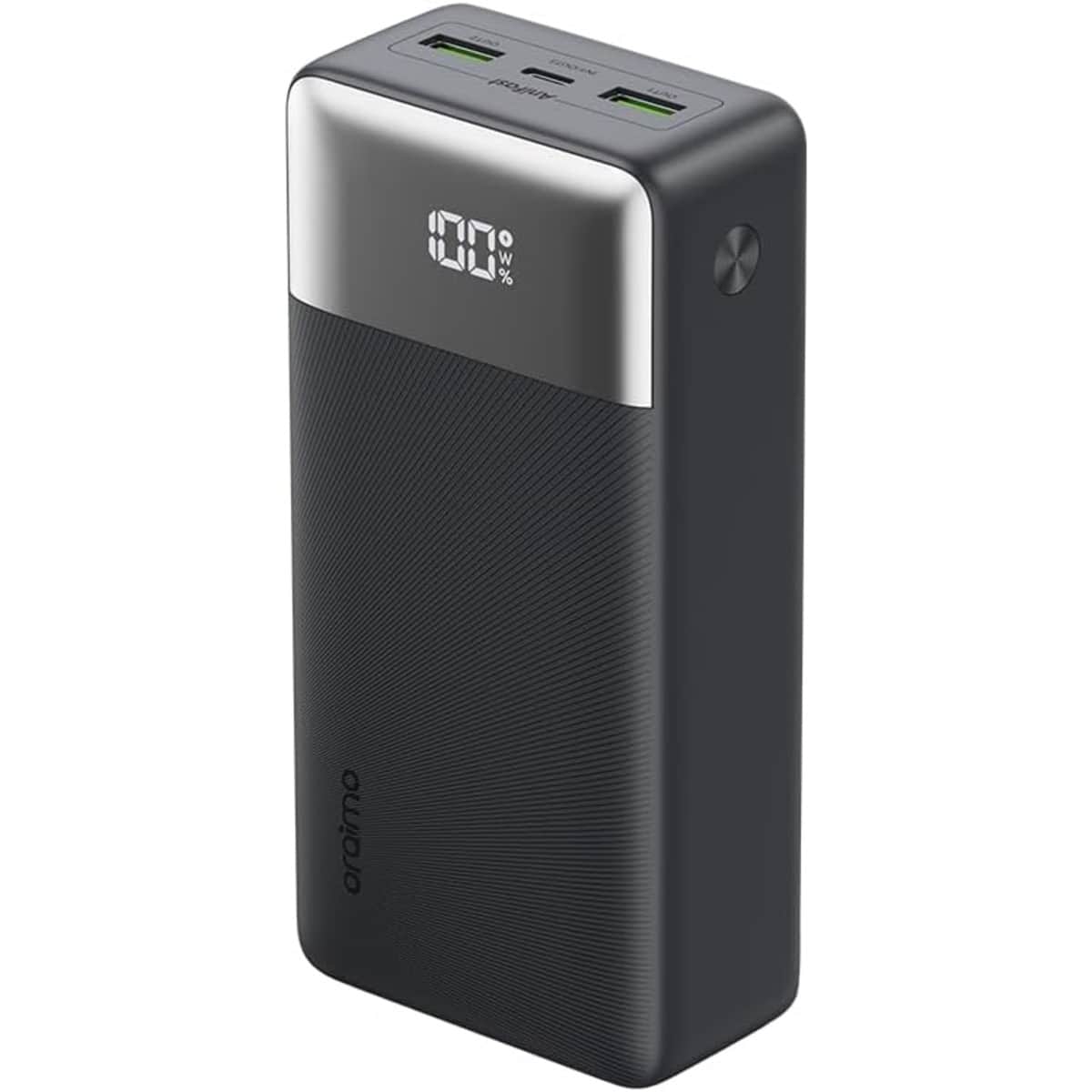 أورايمو باور بانك باور نوفا أسود بسعة 27000mAh وقدرة 22.5W