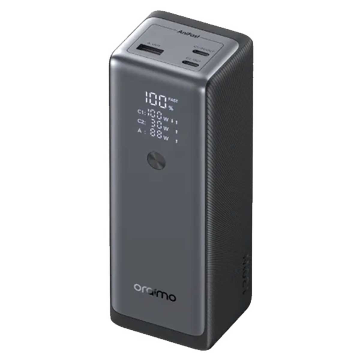 أورايمو باور بانك باور جيت 130 أسود بسعة 27600mAh وقدرة 130W
