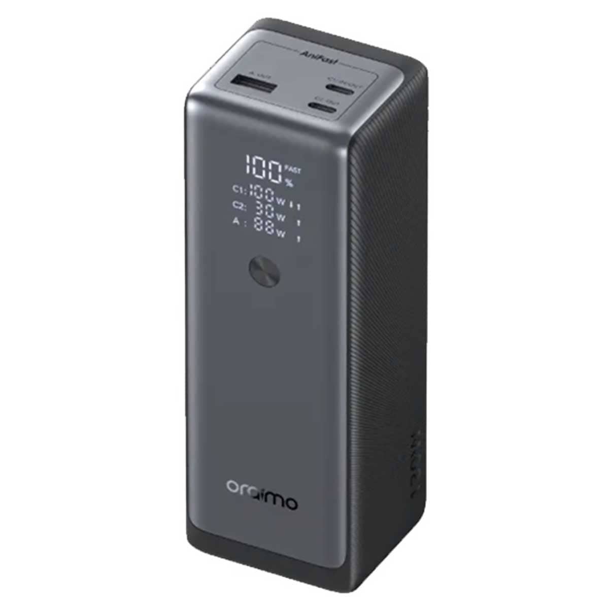 أورايمو باور بانك باور جيت 130 أسود بسعة 27600mAh وقدرة 130W