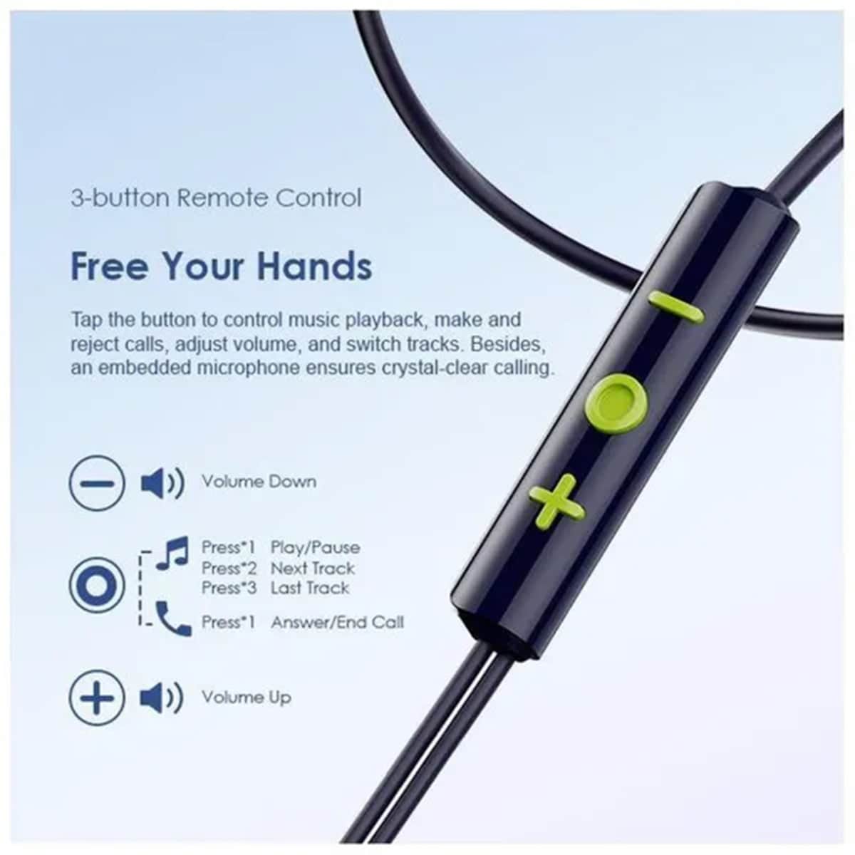 Oraimo Halo Airy Type-C In-Ear Wired Earphones