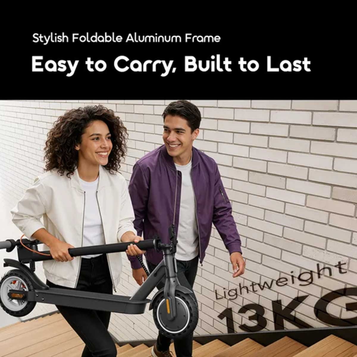 Oraimo Black OH-ES209 Electric Scooter
