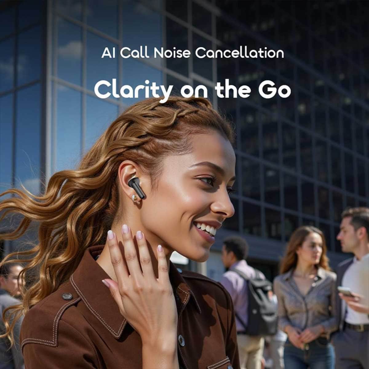 Oraimo Black OTW-324S True Wireless Earbuds