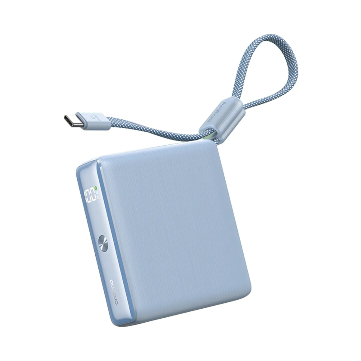 Oraimo 10000mAh 22.5W Mini Power Bank with Built-in USB-C Cable