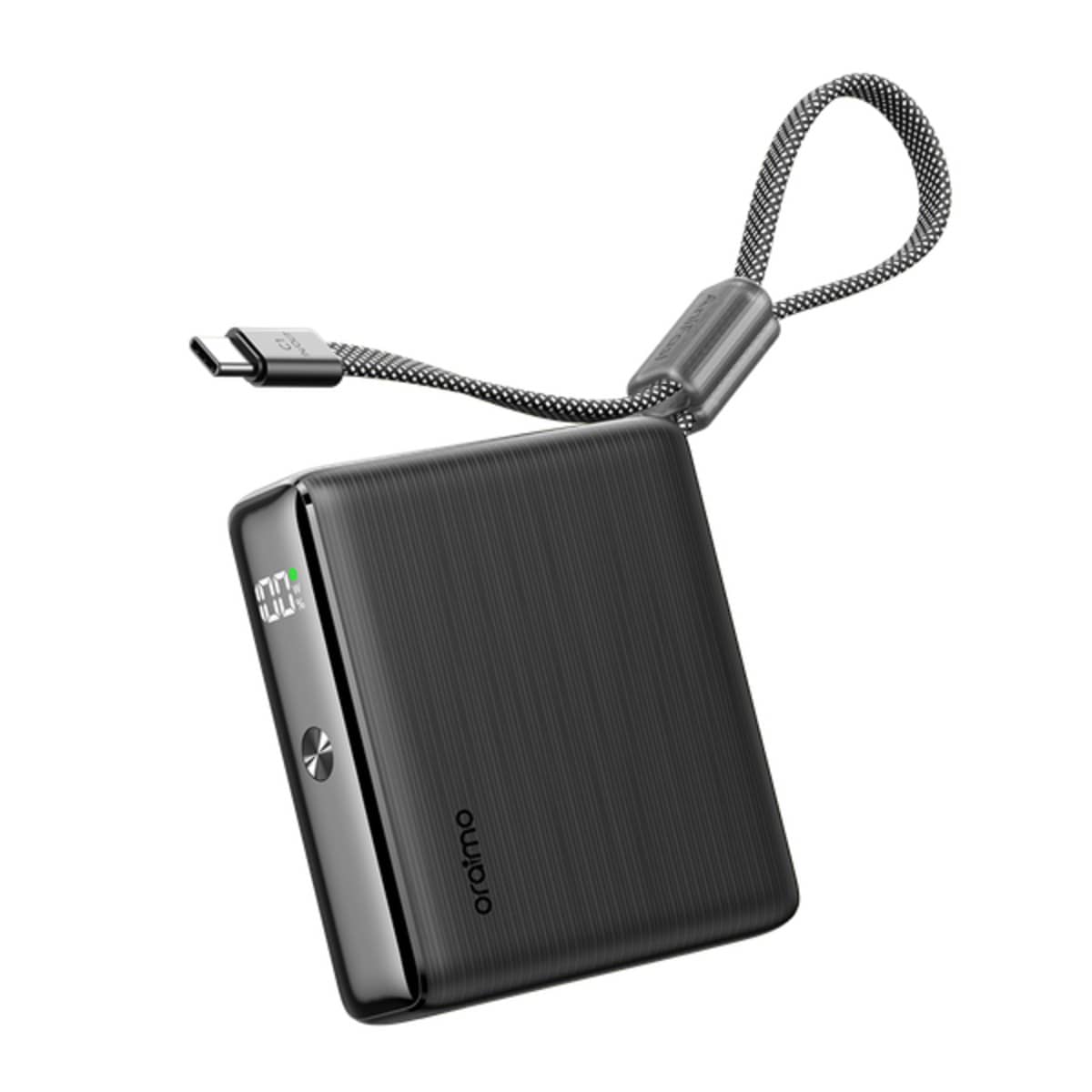 أورايمو باور بانك أسود جرافيت بسعة 20000mAh وقدرة 30W
