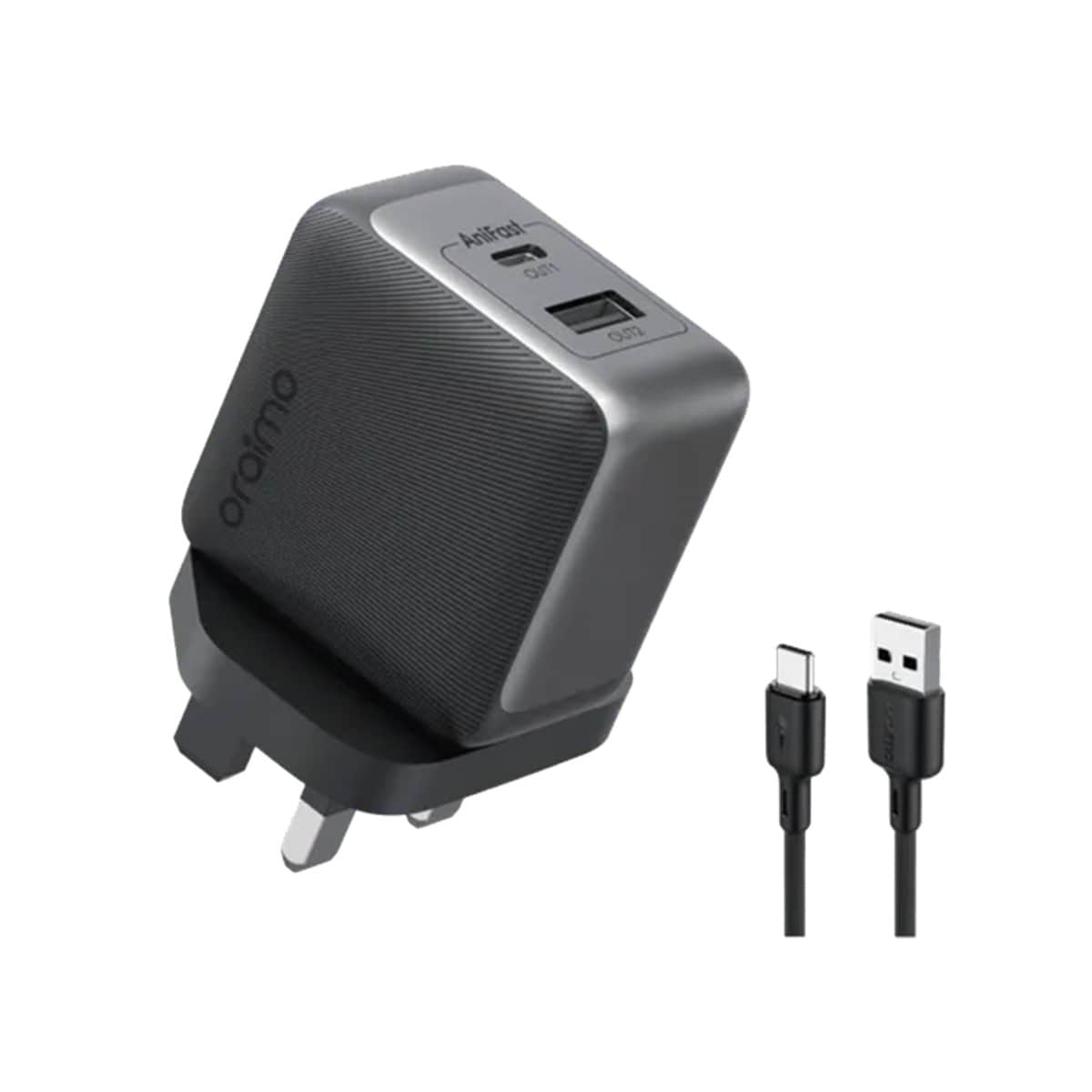 Oraimo PowerGaN 33 Pro 33W GaN Wall Charger with USB-C Cable