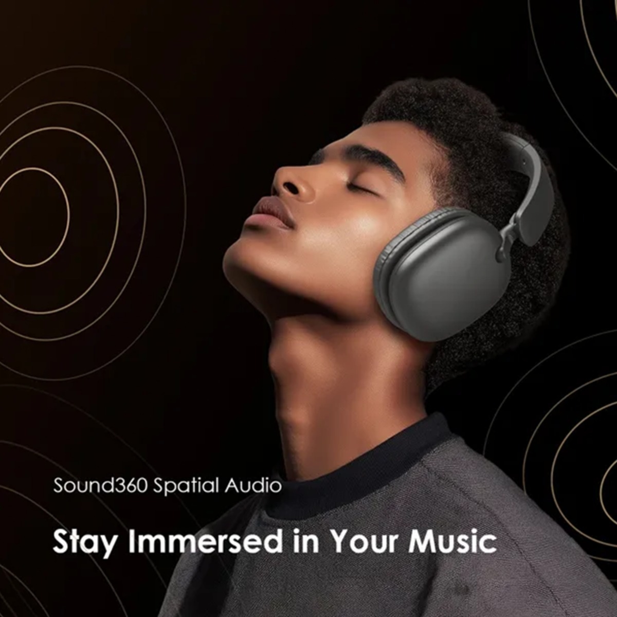 Oraimo BoomPop Lite ENC Wireless Over Ear Headphones