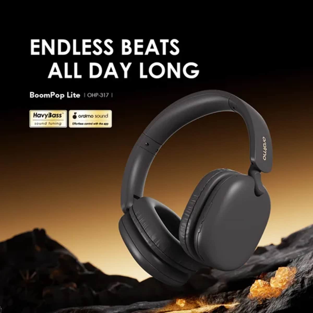 Oraimo BoomPop Lite ENC Wireless Over Ear Headphones