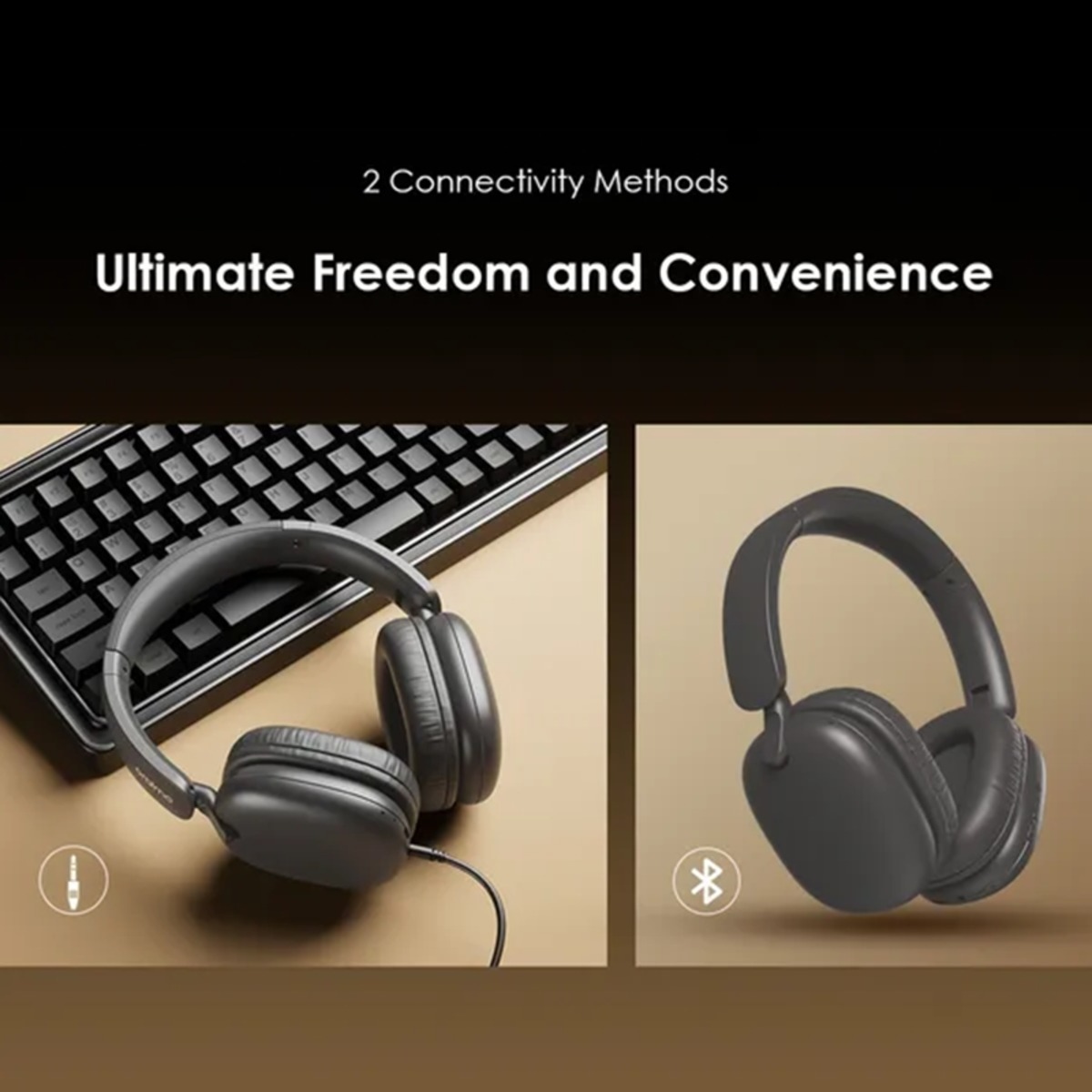 Oraimo BoomPop Lite ENC Wireless Over Ear Headphones