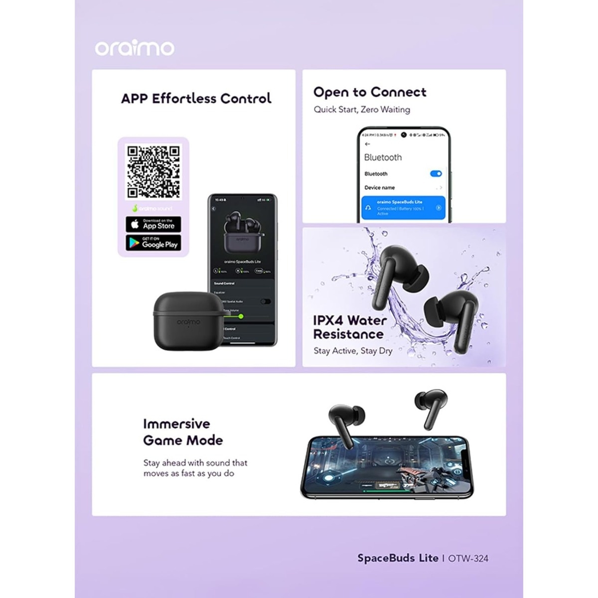 Oraimo OTW-324 True Wireless Earbuds