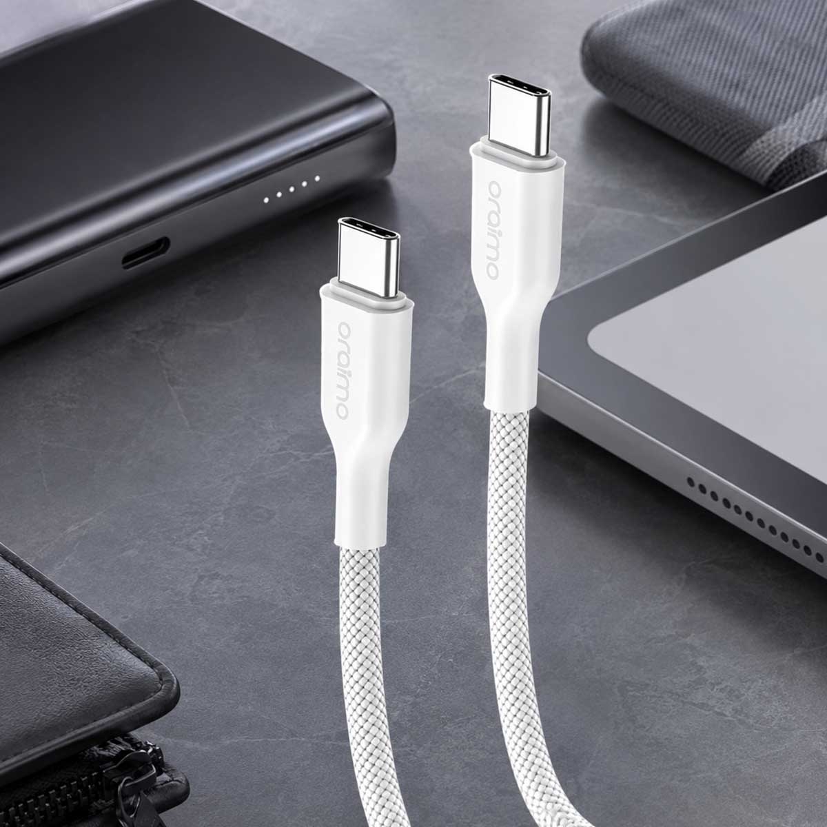 Oraimo 1m BroidLine 100W USB-C to USB-C Cable