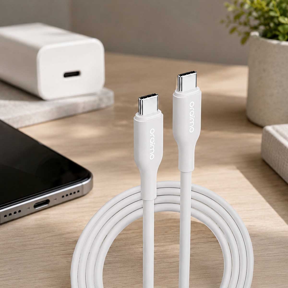 Oraimo 1m RobustLine 100W USB-C to USB-C Cable