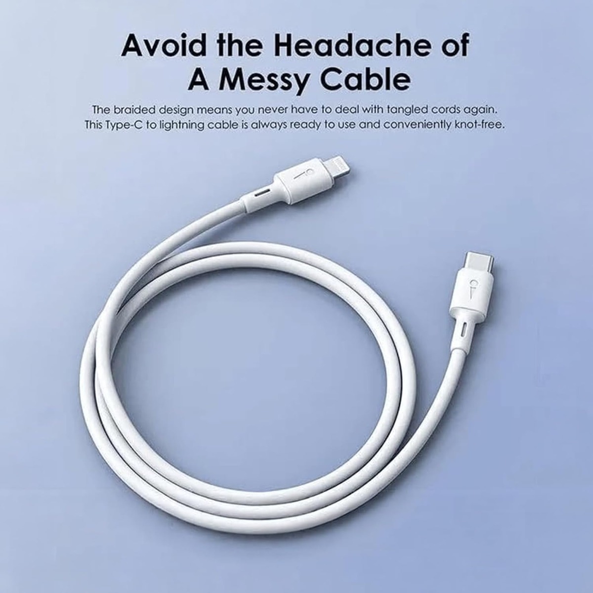 Oraimo 1m RobustLine 30W USB-C to Lightning Cable