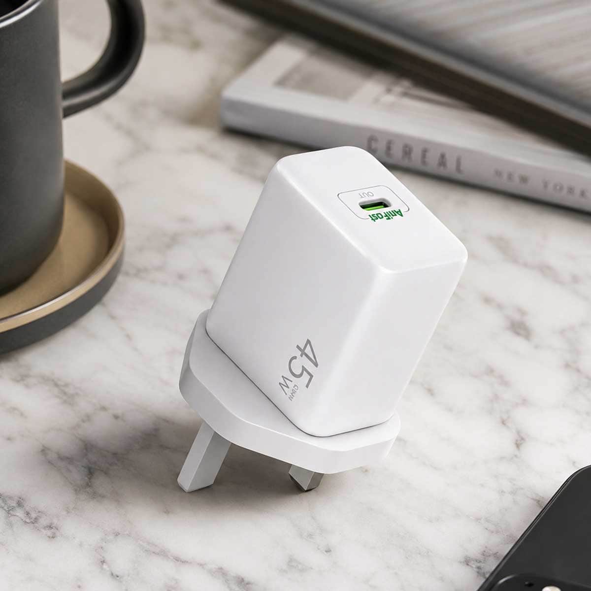 Oraimo 45W GaN Wall Charger with USB-C Cable