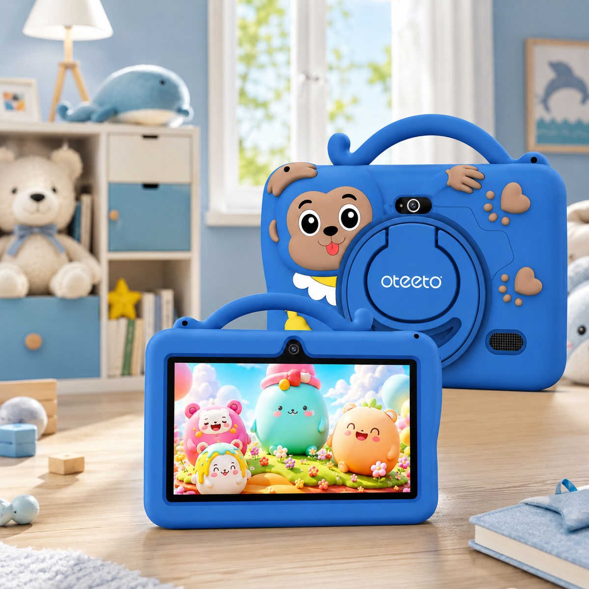 Oteeto Tab78 Smart Kids Android Tablet (1GB + 16GB) - Blue