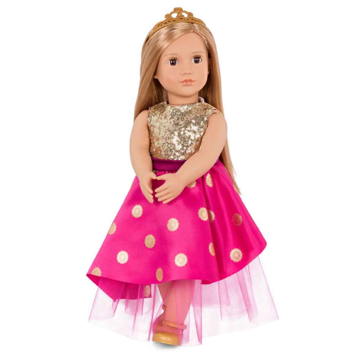 Our Generation 18" Sarah Fashionable Doll with Festive Outfit Set Girls, 3-4 Years