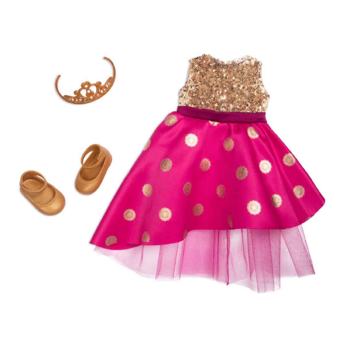 Our Generation 18" Sarah Fashionable Doll with Festive Outfit Set Girls, 3-4 Years