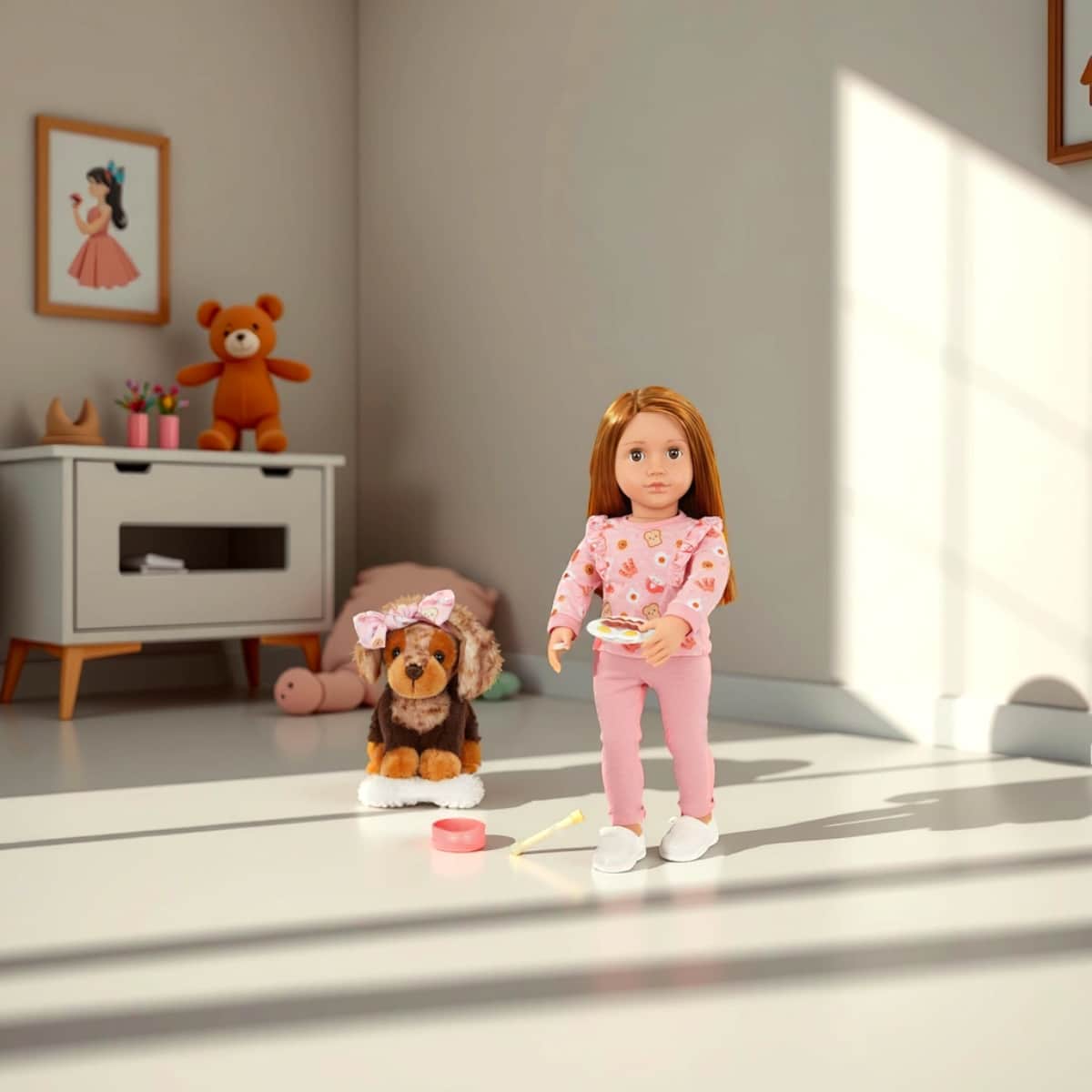 Our Generation 18″ Claudia & Cinnamon Fashion Doll Girls, 3-4 Years