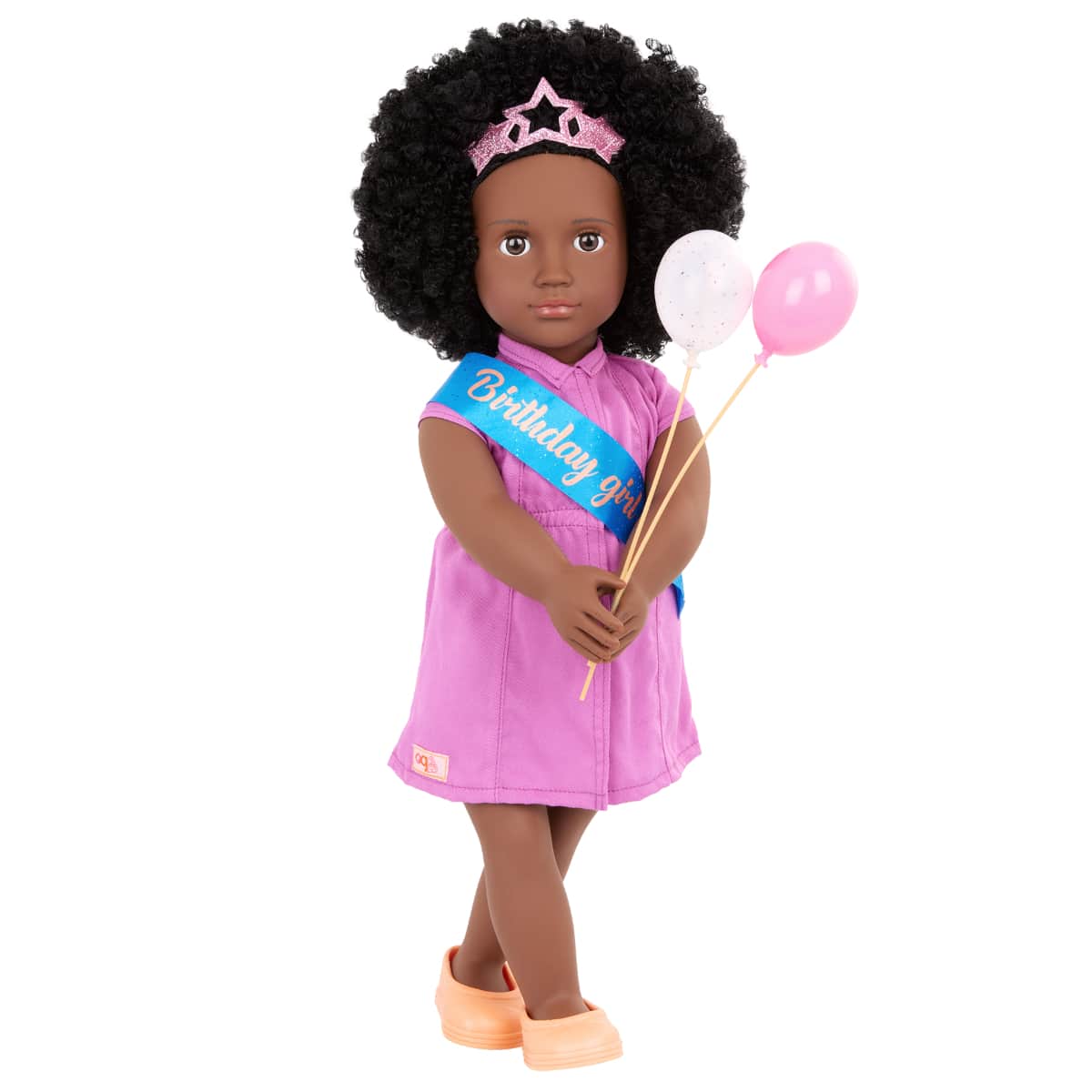 Our Generation 18″ Kehlani Birthday Party Fashion Doll Girls, 3-4 Years
