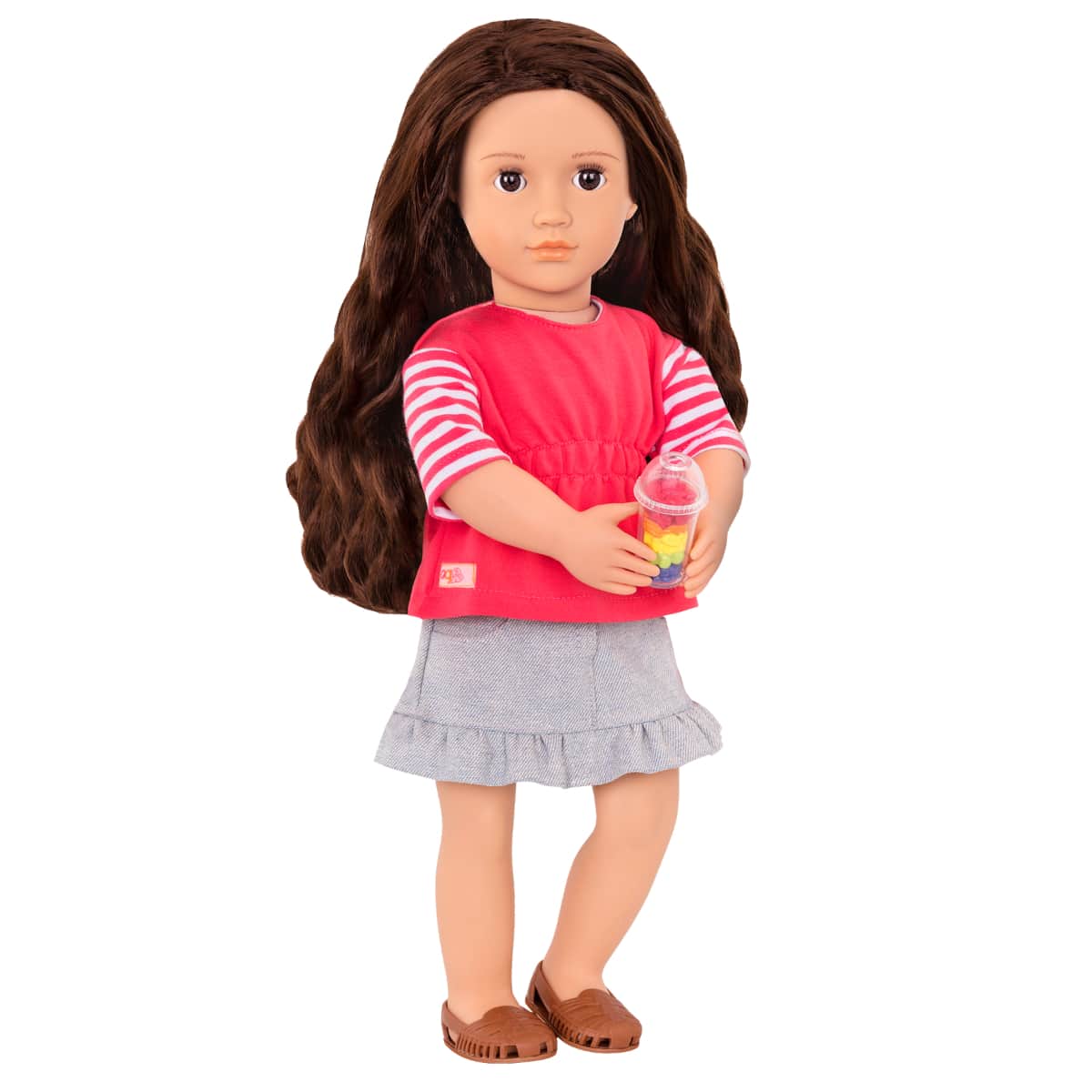 Our Generation 18" Rayna the Food Truck Doll Set Girls, 3-4 Years