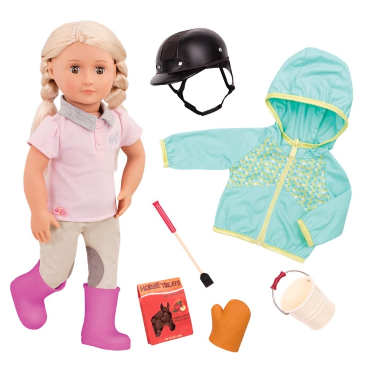 Our Generation 18" Riding Doll with Outfit Set Girls, 3-4 Years