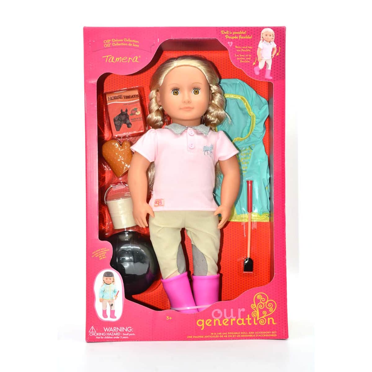Our Generation 18" Riding Doll with Outfit Set Girls, 3-4 Years
